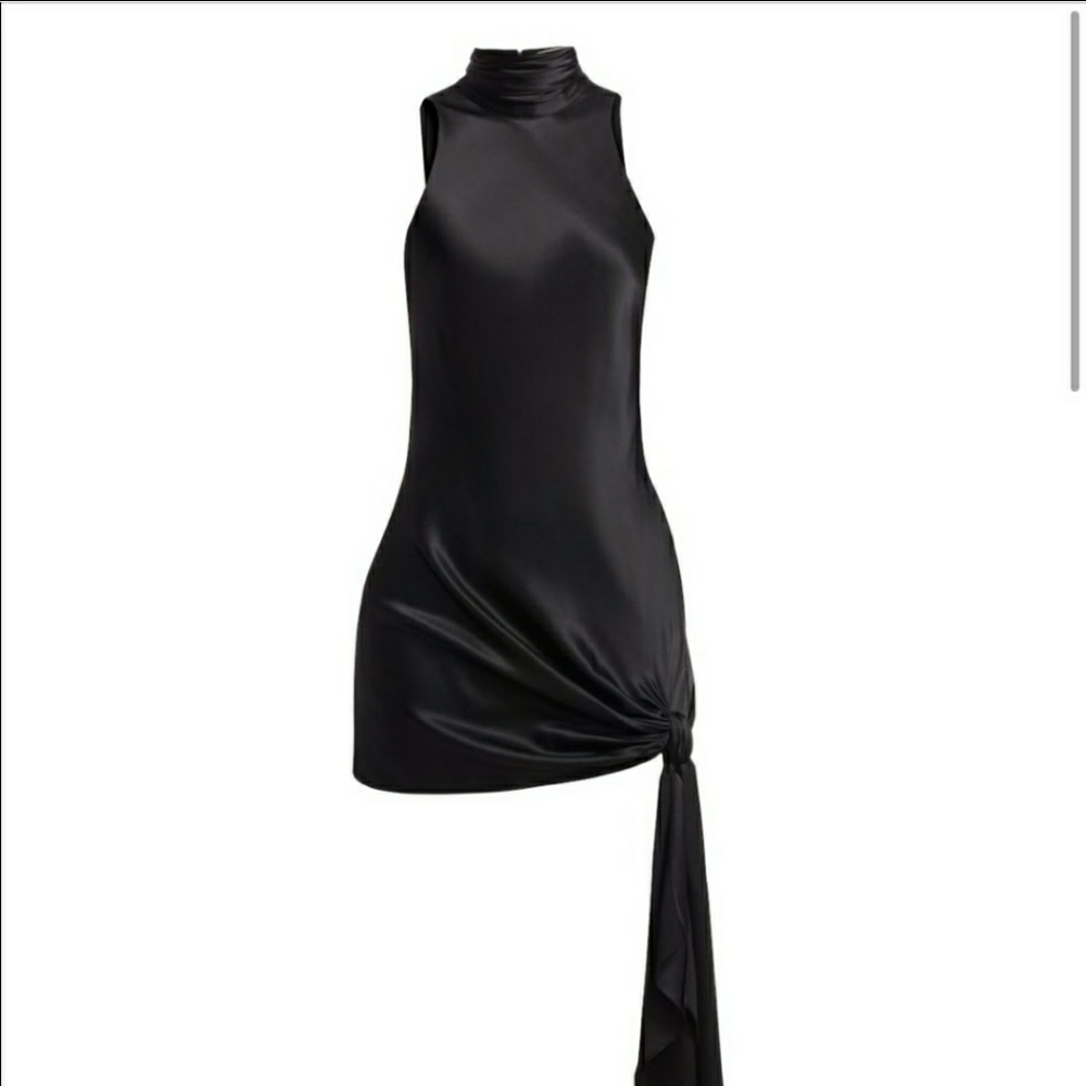 Cinq a sept Denise silk mock neck dress NWT - Picture 2 of 2